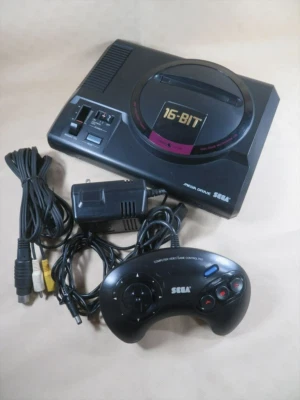 Sega Mega drive genesis Console MD controller Japan model working game tested jp - Image 1 of 4