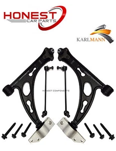 For VW TOURAN & JETTA 2 FRONT LOWER SUSPENSION WISHBONE ARMS & FRONT LINK BARS - Picture 1 of 6