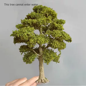 10-15cm HO/OO Scale Autumn Tree Miniatures Garden Landscape Scenery Tree Model - Foto 1 di 31