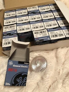 MR16 Halogen Open Light Bulbs 12V 35W Gu5.3 box of 20 General Electric USA Co - Picture 1 of 8