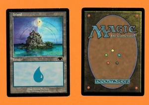 Island #7 (bent) @GS - Guru - MTG Magic The Gathering - Picture 1 of 1
