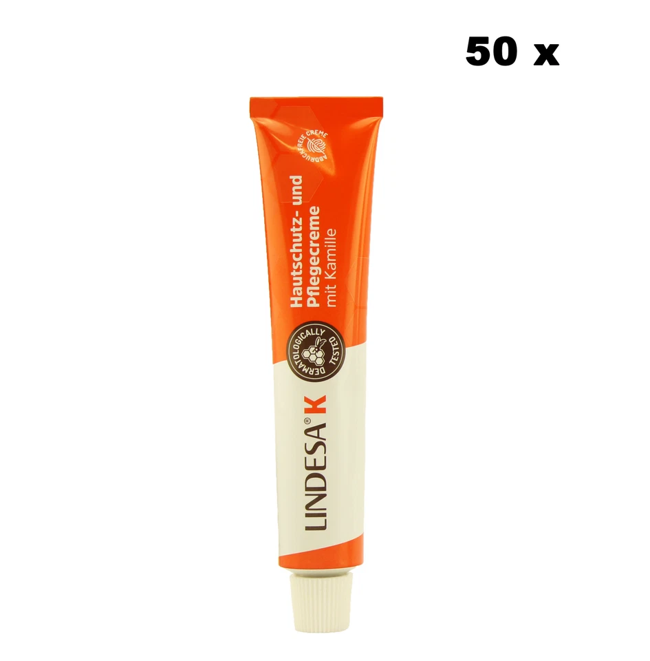 LINDESA DR. MATZEL MEDICAL GMBH, SIMMERER STR. 7A, 50935 KÖLN DE (38,38 EUR/l) 50 Tuben Lindesa K (1 Karton) mit Kamille
