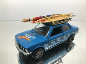 HOTWHEELS MEBETOYS BMW 320 E21 WIND SURF TEAM -BLUE 1:25 ex. rare- GOOD - B17 - Picture 1 of 13
