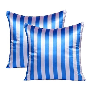 Oussum Satin Cushion Cover Pillow Covers Sateen Pillowcase for Home Sofa Decor - Picture 1 of 21