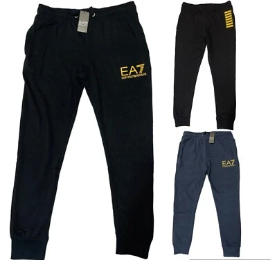 STYLIST EMPORIO ARMANI EA7 GOLD LOGO JOGGER / TROUSER FOR MEN