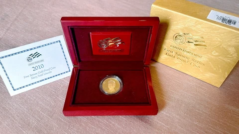 Gold Coin Mary Todd Lincoln First Spouse, First Lady, 1861-1865, 2010 Cover
