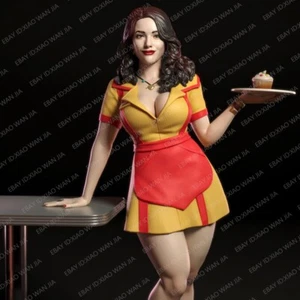 1/24 Resin Figure Sexy Max Black Girl NSFW Model Kit Unpainted Unassembled - Picture 1 of 4