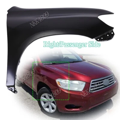 Front Right Side Fender Fits For 2008-2010 Toyota Highlander Steel Primed Steel - Image 1 of 4