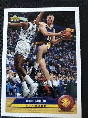 1992-93 Upper Deck McDonalds Chris Mullin Card #P14 - Golden State Warriors - Image 1 of 2