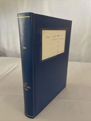 1994 April-June, TIME Magazine #143 Bound Volume (BM144) - Image 1 of 4