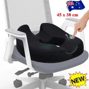 Donut Seat Cushion Non Slip Memory Foam Pillow Pain Relief Hemorrhoid Surgery AU - Picture 1 of 13