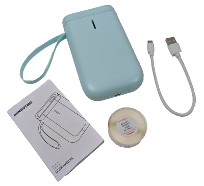 NIIMBOT D11 Label Maker Thermal Print w/Tape Wireless and Rechargeable Green NEW - Image 1 of 4