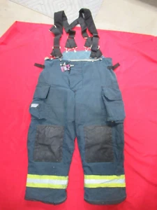 BLACK FIRE DEX 42 X 29 Firefighter Turnout Bunker PANTS GEAR RESCUE TOWING TOW - Picture 1 of 16