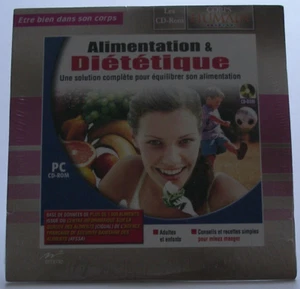ALIMENTATION ET DIÉTÉTIQUE CONSEILS ADULTES ET ENFANTS PC CD ROM NEUF SCELLÉ - Photo 1/2
