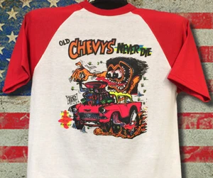*Vintage* Old Chevys never die 1968 Rats Hole Printed in 69 Very Rare Ringer - Picture 1 of 6