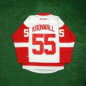 2016-17 Niklas Kronwall Detroit Red Wings NHL Reebok Men's White Premier Jersey - Picture 1 of 7