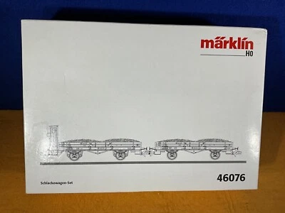 D11-59 TRAIN CAR - 2 CAR SET FOR CINDER TRANSPORT - HO SCALE - MARKLIN #46076 - Image 1 of 4