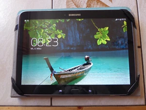 Tablet Samsung Galaxy Tab 3 GT P 5200 schwarz mit Hülle ohne Simkarte - Bild 1 von 5