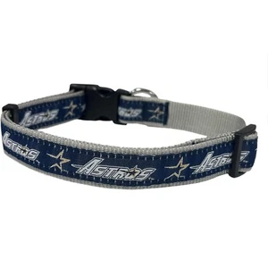 Pets First MLB Houston Astros Retro Gold Star Dog Collar Available in XL & Small - Picture 1 of 7
