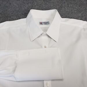 Turnbull & Asser Dress Shirt Men's 19 White Cotton French Cuff London England