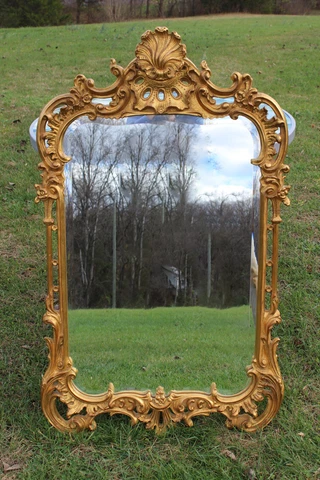 Vintage Carvers' Guild Louis XV Beveled Mirror Cover
