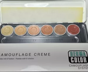 Kryolan Dermacolor Camouflage Creme Palette 71007, 6 Colors (H), New in Box - Picture 1 of 5