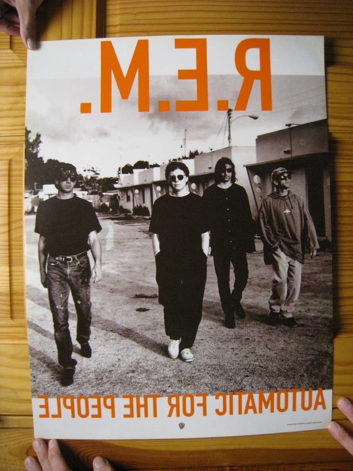 R.E.M. Poster REM Promo Band Shot Window - Image 1 of 1
