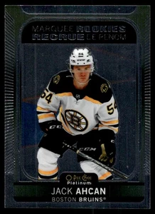 2021-22 O-Pee-Chee Platinum Marquee Rookies Jack Ahcan Rookie Boston Bruins #259 - Bild 1 von 3