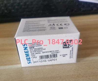 Contactor 3RT1016-1AP01 1 PIEZA Nuevo SIEMENS 3RT10161AP01 Envío Rápido Foto 1 de 4