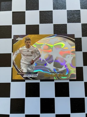 2023-24 Topps Chrome UCC Starball Debuts Thomas Müller Gold Lava Bayern München - Bild 1 von 2