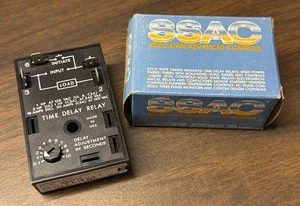 SSAC HRDS420 Solid State Timer 120VAC Timing Relay Time Delay .1-10 Second - Picture 1 of 4