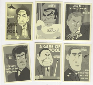 PORTFOLIO PRINTS CHARACTER ART TWILIGHT ZONE 6 CARD PARTIAL SET 2020 RITTENHOUSE - Picture 1 of 2