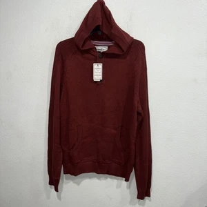 NEW Flag & Anthem Men's  Burgundy Pullover Hoodie Sweater Size M NWT - Picture 1 of 12