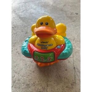 VTech Splashing Songs Ducky Badespielzeug Lichter Musik Zahlen 123 - Bild 1 von 2