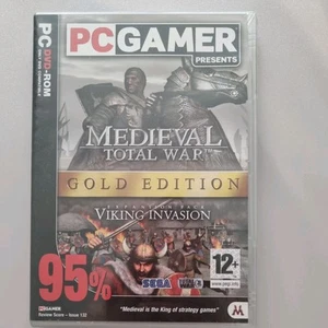 Medeival Total War Gold Edition PC Factory Sealed 2005 Mint Condition PC-DVD-ROM - Picture 1 of 3