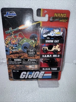 GI Joe Nano Hollywood Rides Литой Набор Автомобилей Snow Cat VAMP MK-II ШИПЯЩИЙ Бак - Изображение 1 из 4