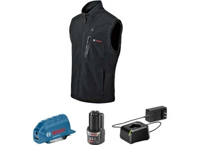 Bosch GHV12V-20XLN12 12V Max Heated Vest Kit w/Battery/Charger/Holster - XL - Image 1 of 3