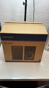 Denon SC-M41 BKE3 Bookshelf Speakers Black OPEN BOX - Picture 1 of 9