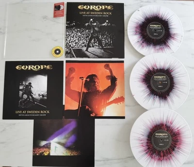 EUROPE - Live at Sweden Rock EU press 2023 3x vinyl splatter vinile Lp 33 giri - Immagine 1 di 4