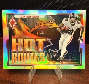Calvin Ridley Hot Routes Holo Insert-2021 Panini Phoenix Atlanta Falcons NFL - Imagen 1 de 2