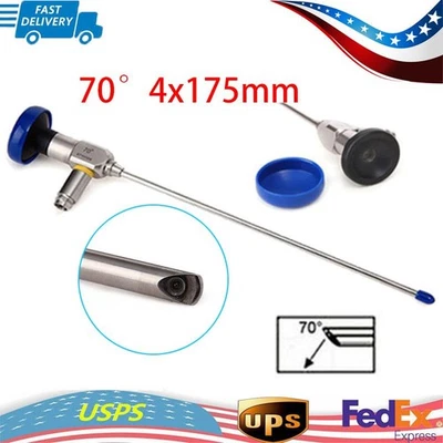Endoscopio otorrinolaringológico rígido Carejoy 70°70 grados 4x175 mm artroscopio nasal sinusoidal Foto 1 de 4