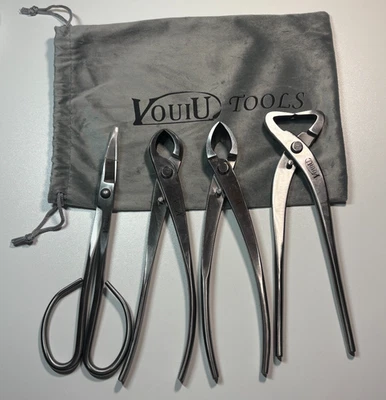 VouiU 4-Piece Tools w/Concave Cutter, Knob Cutter, Trunk Splitter & Scissors - Image 1 of 4