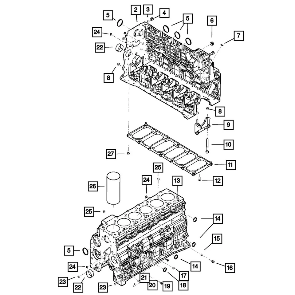 04429958 Mopar Engine Core Plug for Ram Truck 5500 2500 3500 4500 Dodge 07-10 - Image 1 of 1