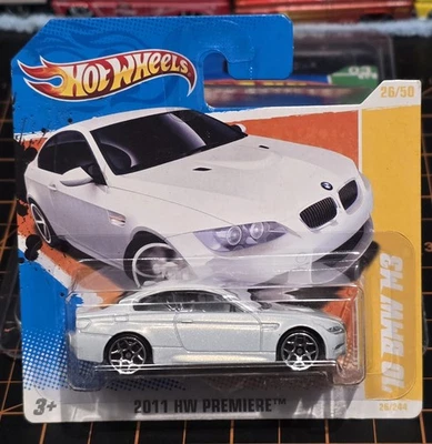 BMW M3 2011 HW Premiere '10 blanco perla Hot Wheels Foto 1 de 4