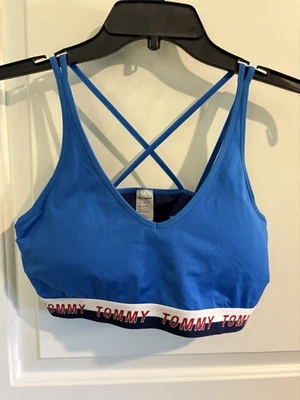 Tommy Hilfiger Sport Blue Sports Bra, Women’s Size XL, NWOT — 第 1/4 张图片