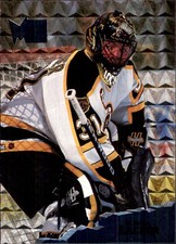1995-96 Fleer/Skybox Metal #7 Blaine Lacher BOSTON BRUINS