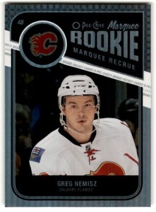 2011-12 O-Pee-Chee Rainbow Greg Nemisz Rookie #593 Calgary Flames