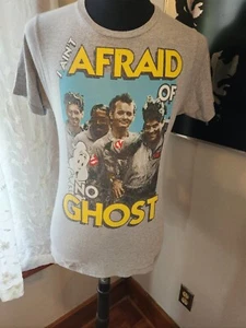 Camiseta gris manga corta Ghostbusters I Ain't Afraid Of No Ghost talla adulto S - Imagen 1 de 1