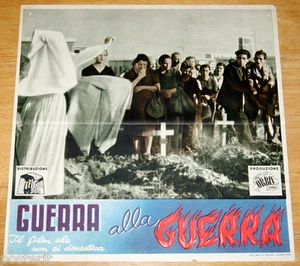 fotobusta film documentario GUERRA ALLA GUERRA Romolo Marcellini 1948 #1 - Foto 1 di 1