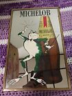 Vintage Michelob Beer Frog Glass Mirror Bar Sign